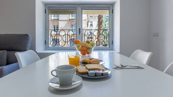 Apartment, 1 Bedroom | Living area | Flat-screen TV