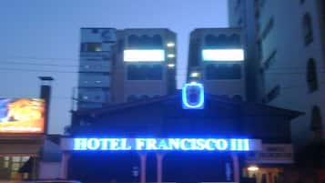 Front of property - evening/night