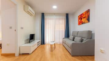 公寓, 1 间卧室 | 起居区 | 平板电视