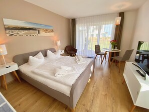 Studio | Sengetøy av topp kvalitet, blendingsgardiner og lydisolert