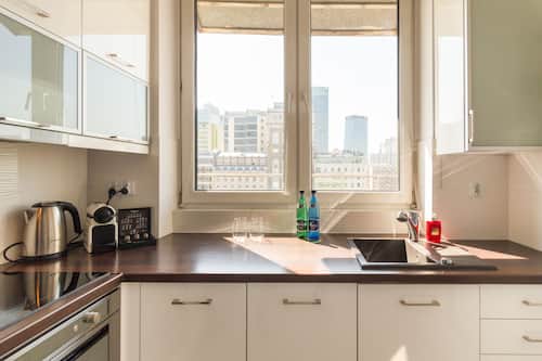 Apartment, 1 Bedroom | Private kitchen | Fridge, stovetop, dishwasher, espresso maker
