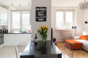 Departamento, 1 habitación | Decoración personalizada, tabla de planchar con plancha y wifi gratis 