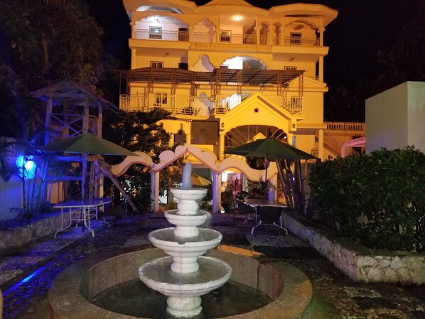 Front of property - evening/night