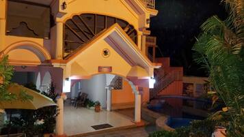 Front of property - evening/night