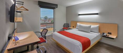 Down comforters, desk, iron/ironing board, free WiFi