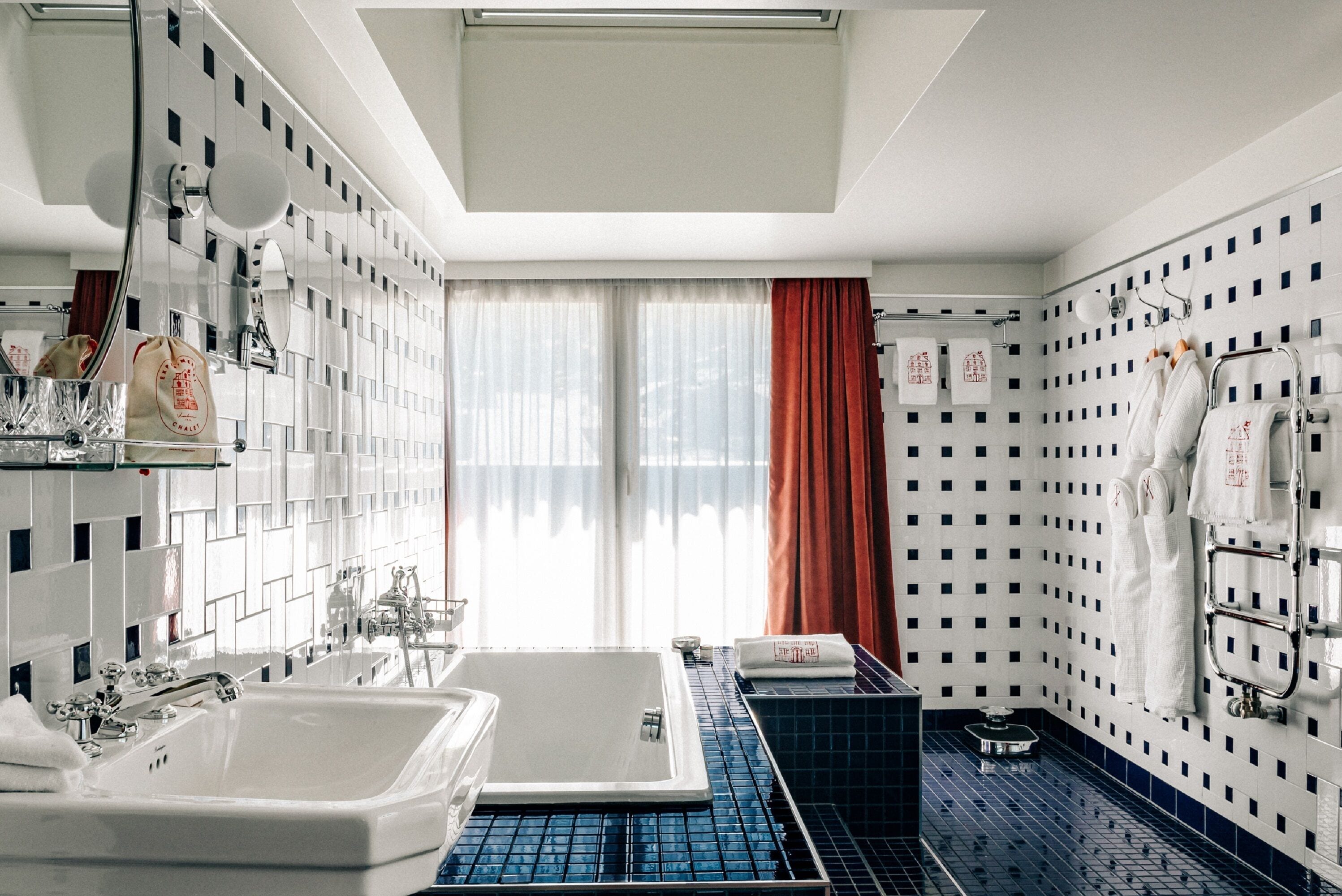 suite (panorama) | bathroom | jetted bath, designer toiletries, hair dryer, bathrobes