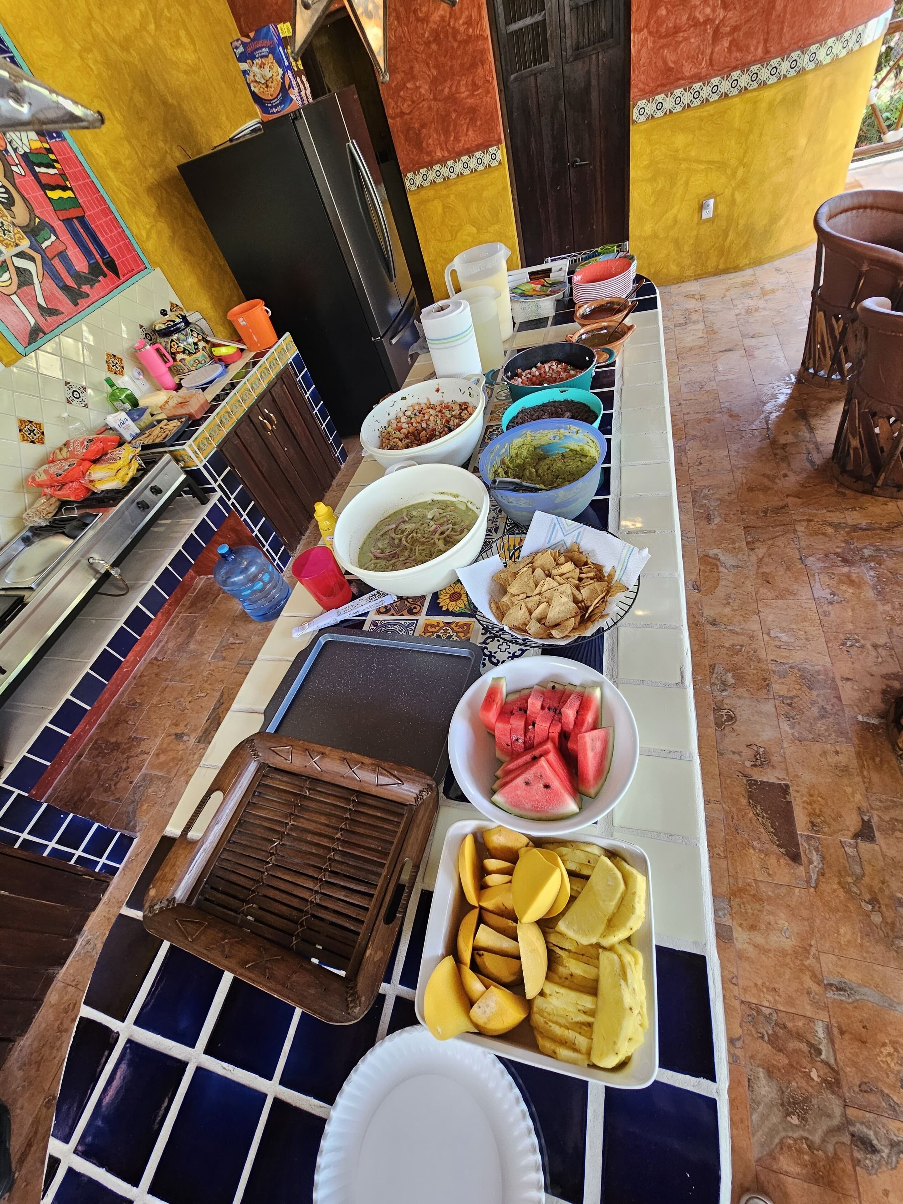 Área para banquetes al aire libre