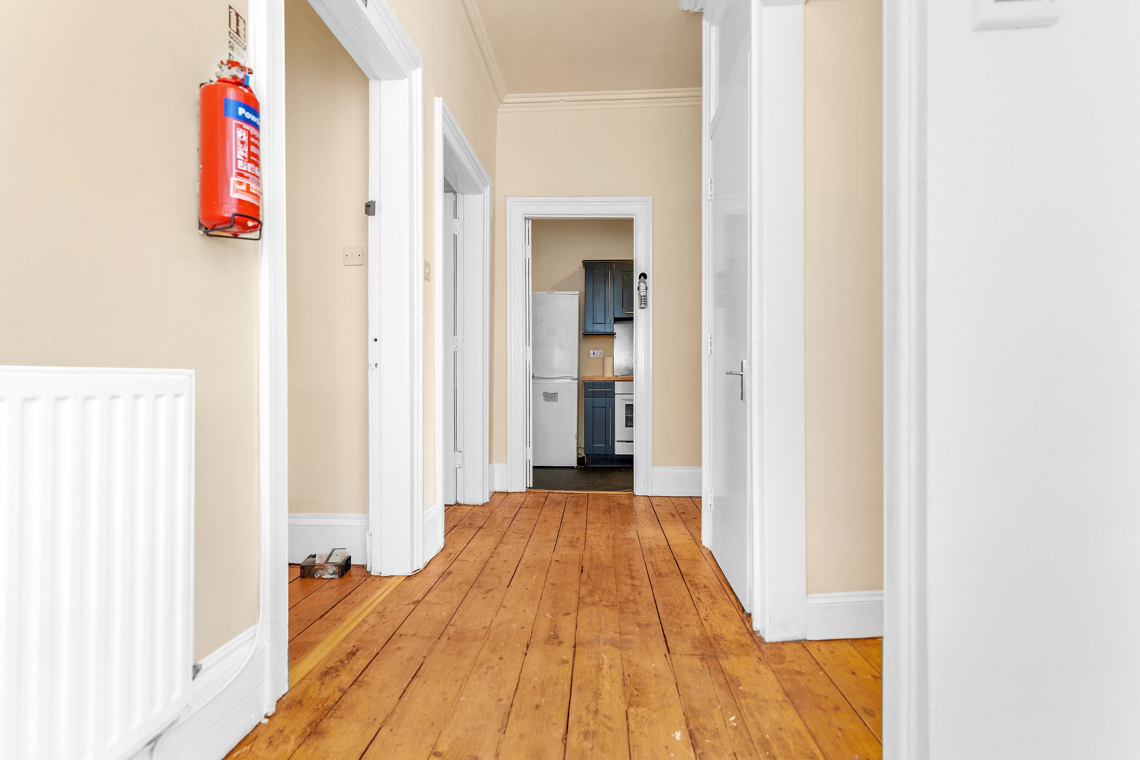 Vista frontal de la propiedad