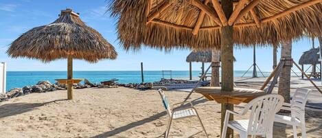 Vista a la playa o el mar