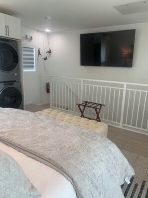 1 غرفة نوم وملاءات من القطن المصري وأغطية فراش متميزة