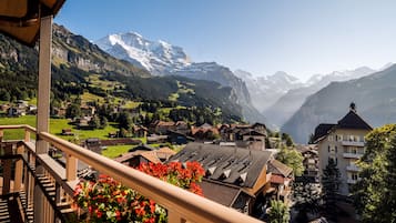 Habitación doble panorámica, balcón, vista a la montaña | Vista desde la habitación