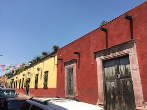Fassade der Unterkunft