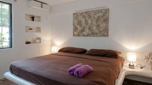 Apartamento, 2 quartos | 2 quartos, cofres nos quartos, escrivaninha, berços (sobretaxa)