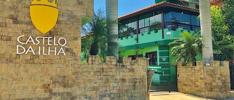 Fassade der Unterkunft