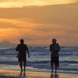 Walk along the shoreline and enjoy the serene ocean views.