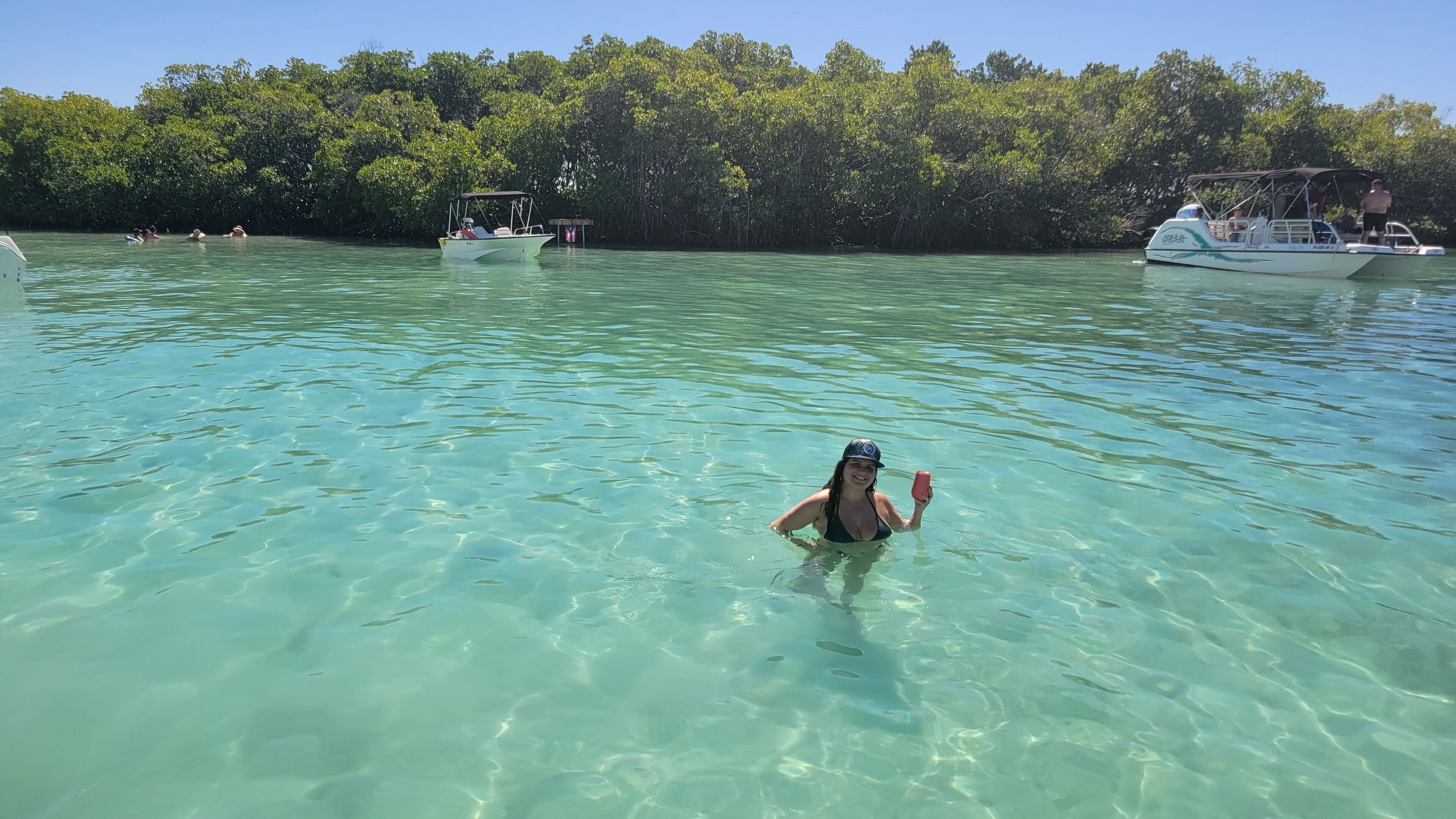 beach nearby, white sand