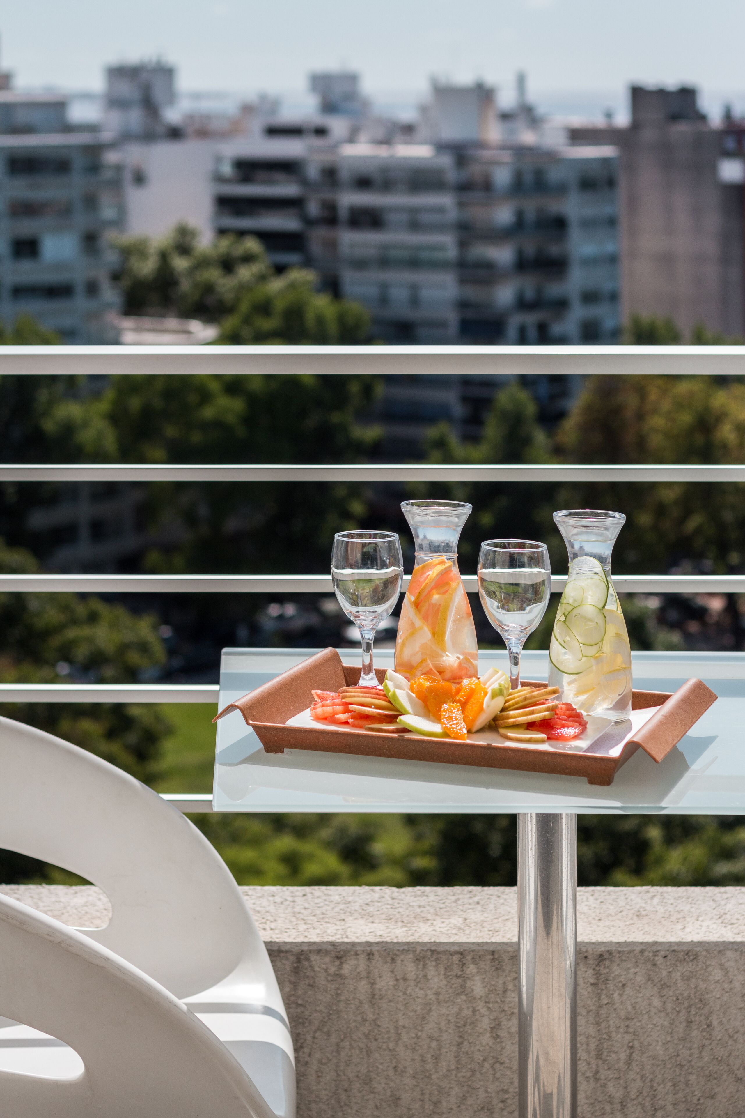 Pemandangan balkon