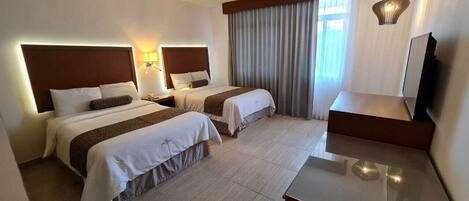 Executive Double Room | In-room safe, desk, laptop workspace, iron/ironing board