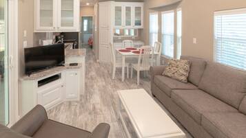 Cottage, 2 Bedrooms | Living area | Flat-screen TV