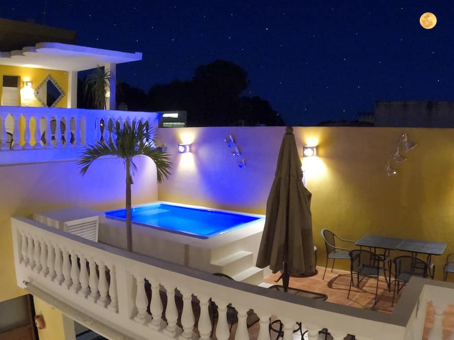 Una piscina techada