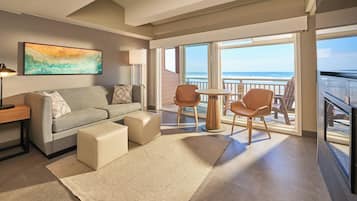 One Bedroom Suite Full Ocean View | Ropa de cama de alta calidad, caja fuerte, cortinas opacas