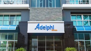 A multi-story building with a prominent sign reading "Adelphi" and "Patav". - Adelphi Pattaya (Pattaya)