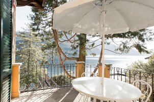 Suíte, 1 cama Queen, vista para o lago | Terraço/pátio