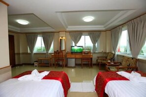 Superior Twin Room, River View | Free minibar items, desk, blackout curtains, free WiFi - Hotel Novel (Yangon)