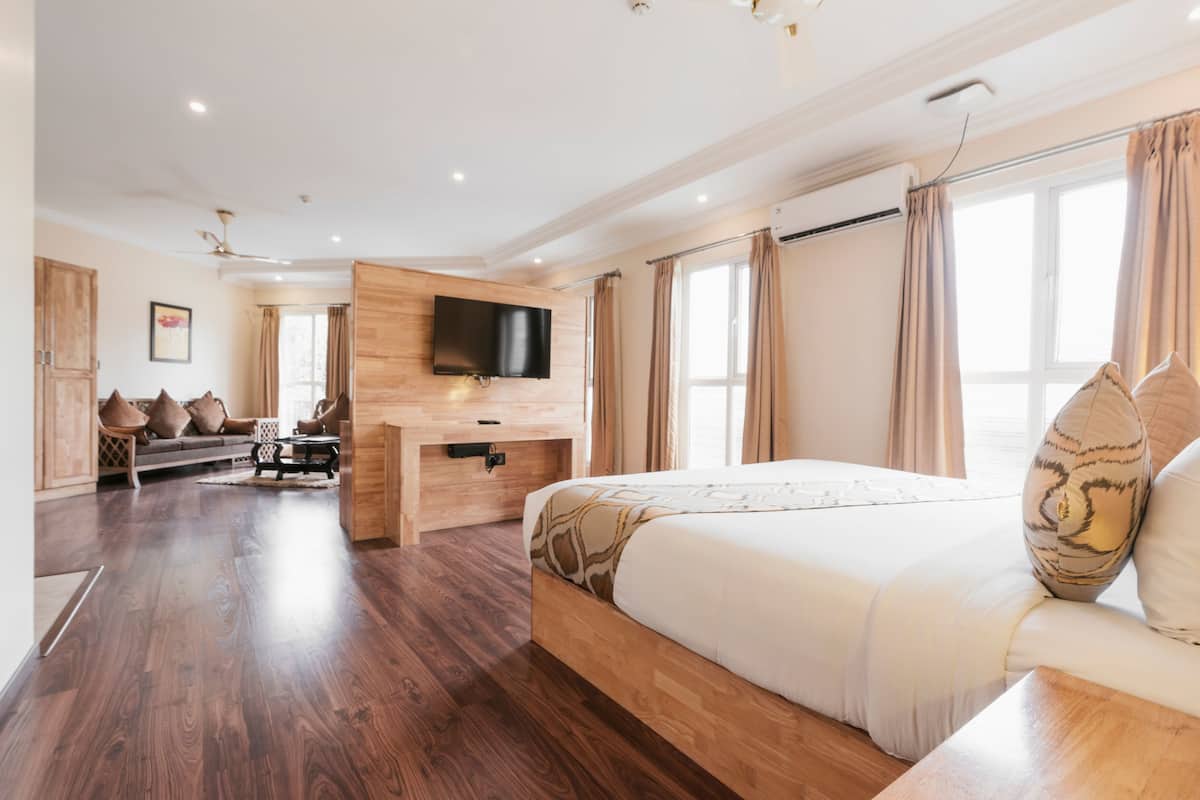 Ropa de cama de alta calidad y minibar