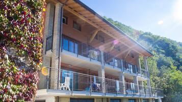 Fassade der Unterkunft