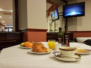 Daily buffet breakfast (EUR 12.50 per person)