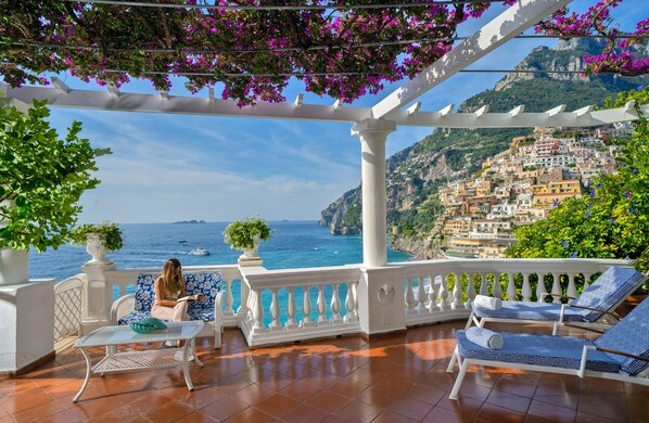 Deluxe Suite, 1 Bedroom, Terrace, Sea View | Terrace/patio - Villa Boheme Exclusive Luxury Suites (Positano)