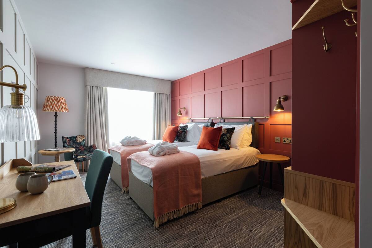 Luxury Double or Twin Room | Premium bedding, in-room safe, soundproofing, iron/ironing board