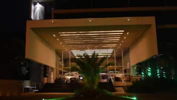 Front of property – evening/night