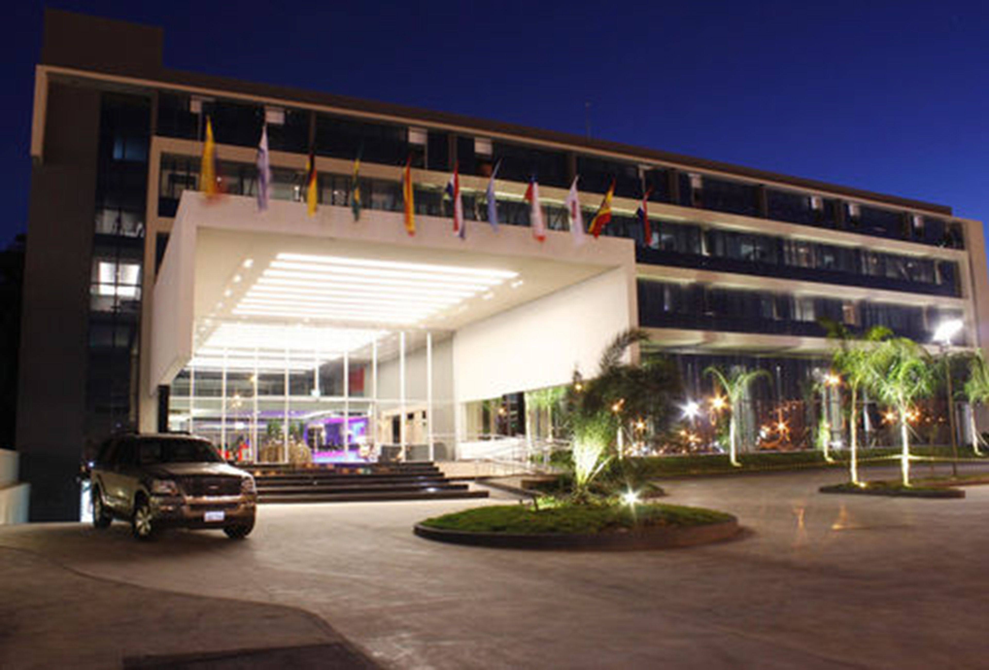 Front of property – evening/night