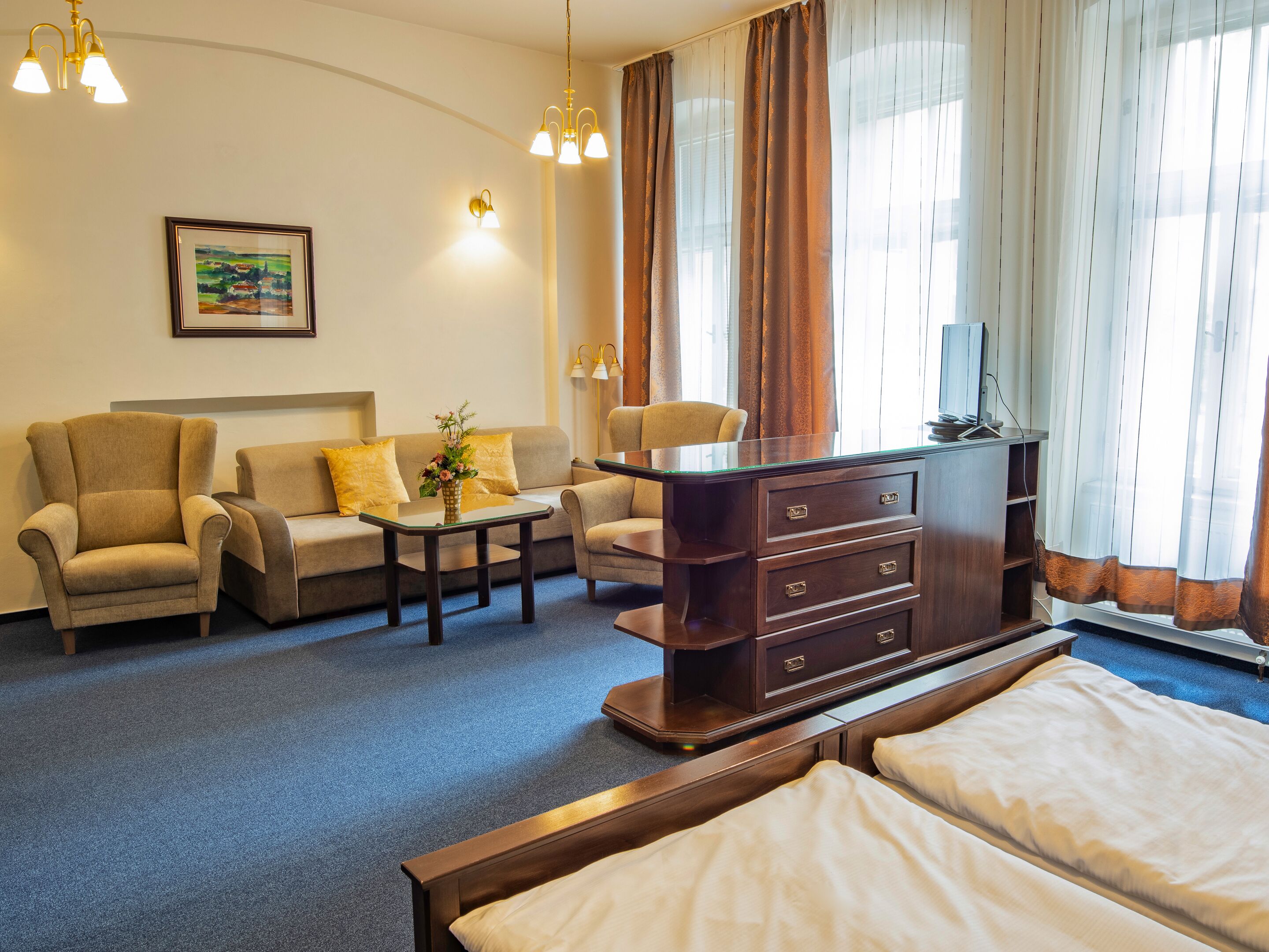 Appartement, kitchenette (2 Adults) | Een bureau, gratis babybedden, gratis wifi