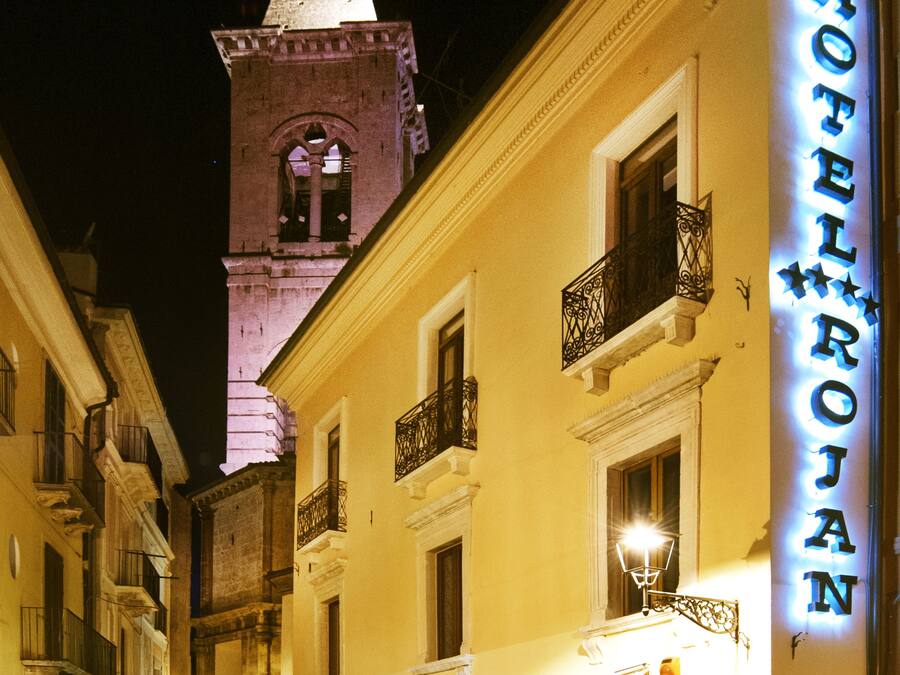 Front of property - evening/night