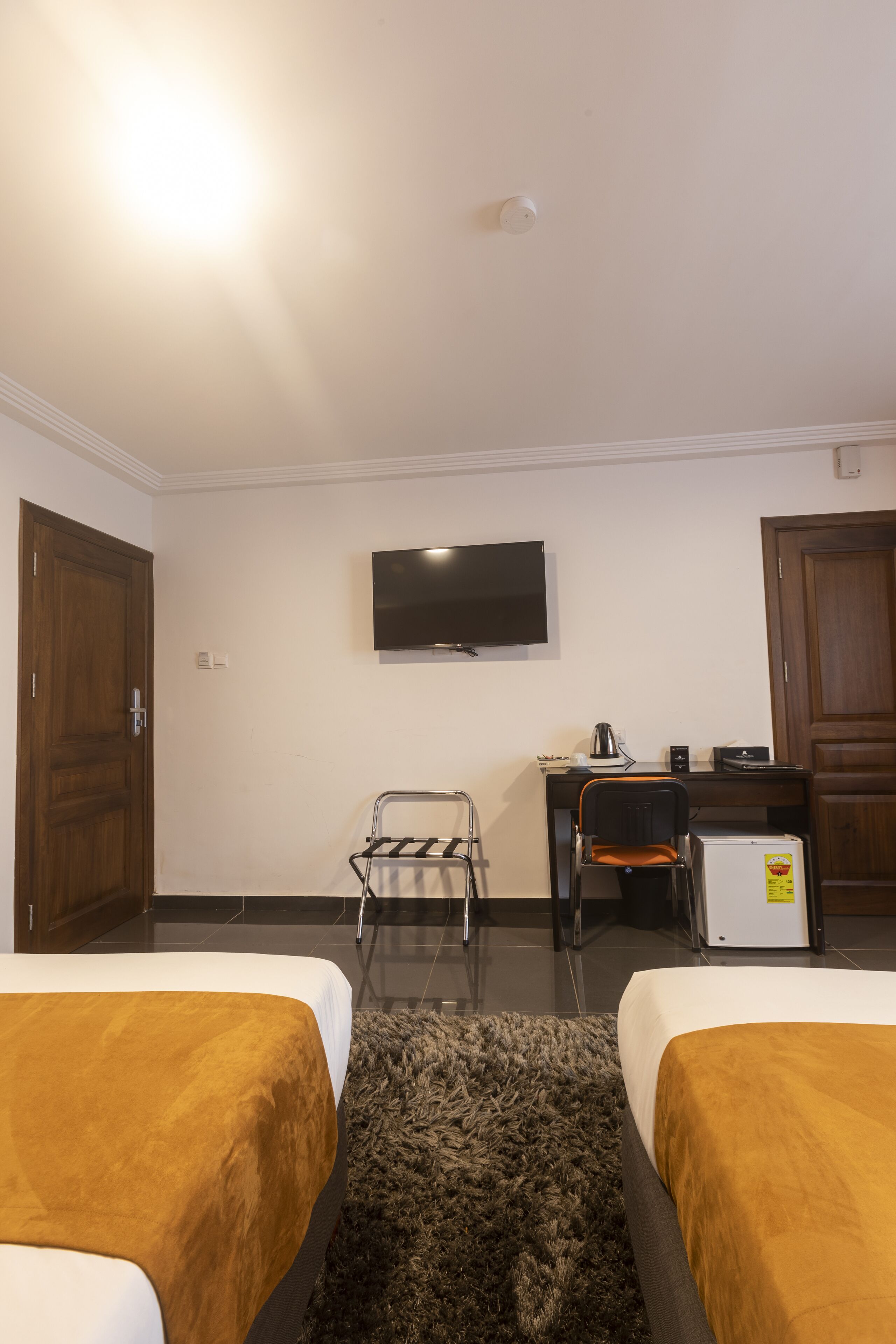 Standard Twin Room | Premium bedding, minibar, in-room safe, desk