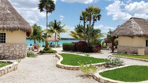 View from room - Bacalar Lagoon Resort (Pedro A. Santos)
