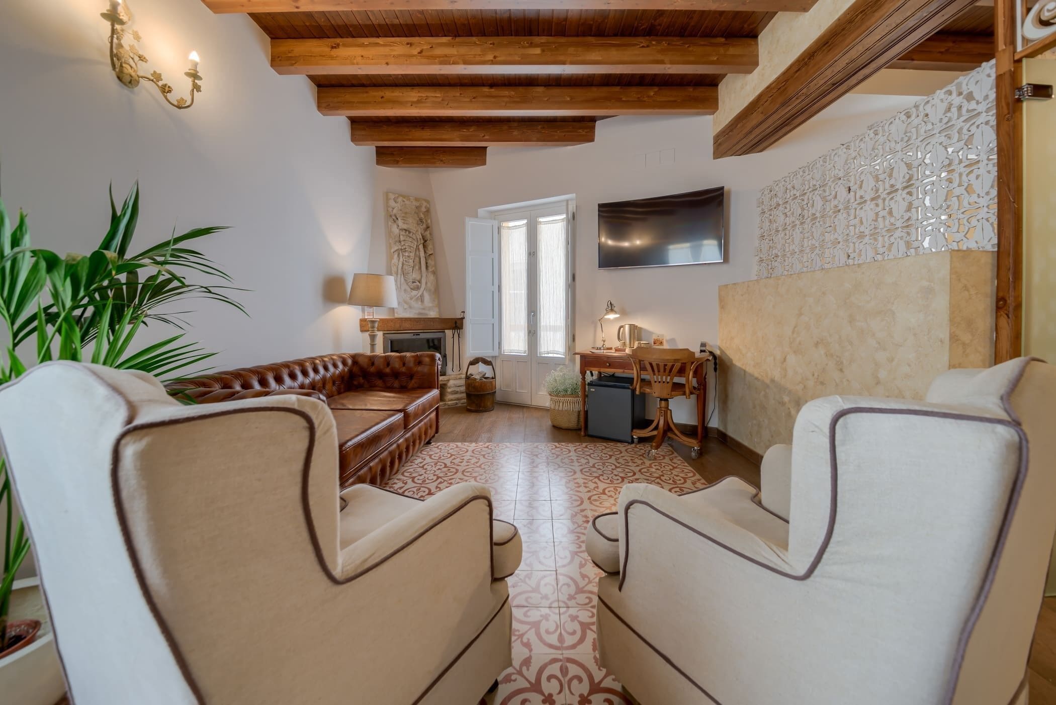 junior suite (zenobia) | down duvets, memory-foam beds, minibar, in-room safe