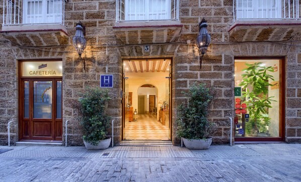 Façade de l’hébergement
