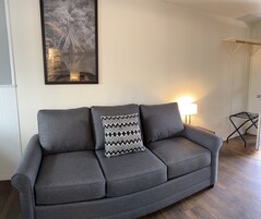 Individually decorated, individually furnished, blackout drapes