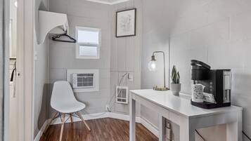 Basic Room | Individually decorated, individually furnished, blackout drapes