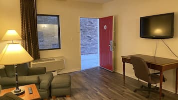 Suite, 2 Bedrooms, Non Smoking | Living area | 32-inch TV with cable channels