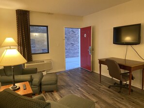 Suite, 2 Bedrooms, Non Smoking | Living area | 32-inch TV with cable channels