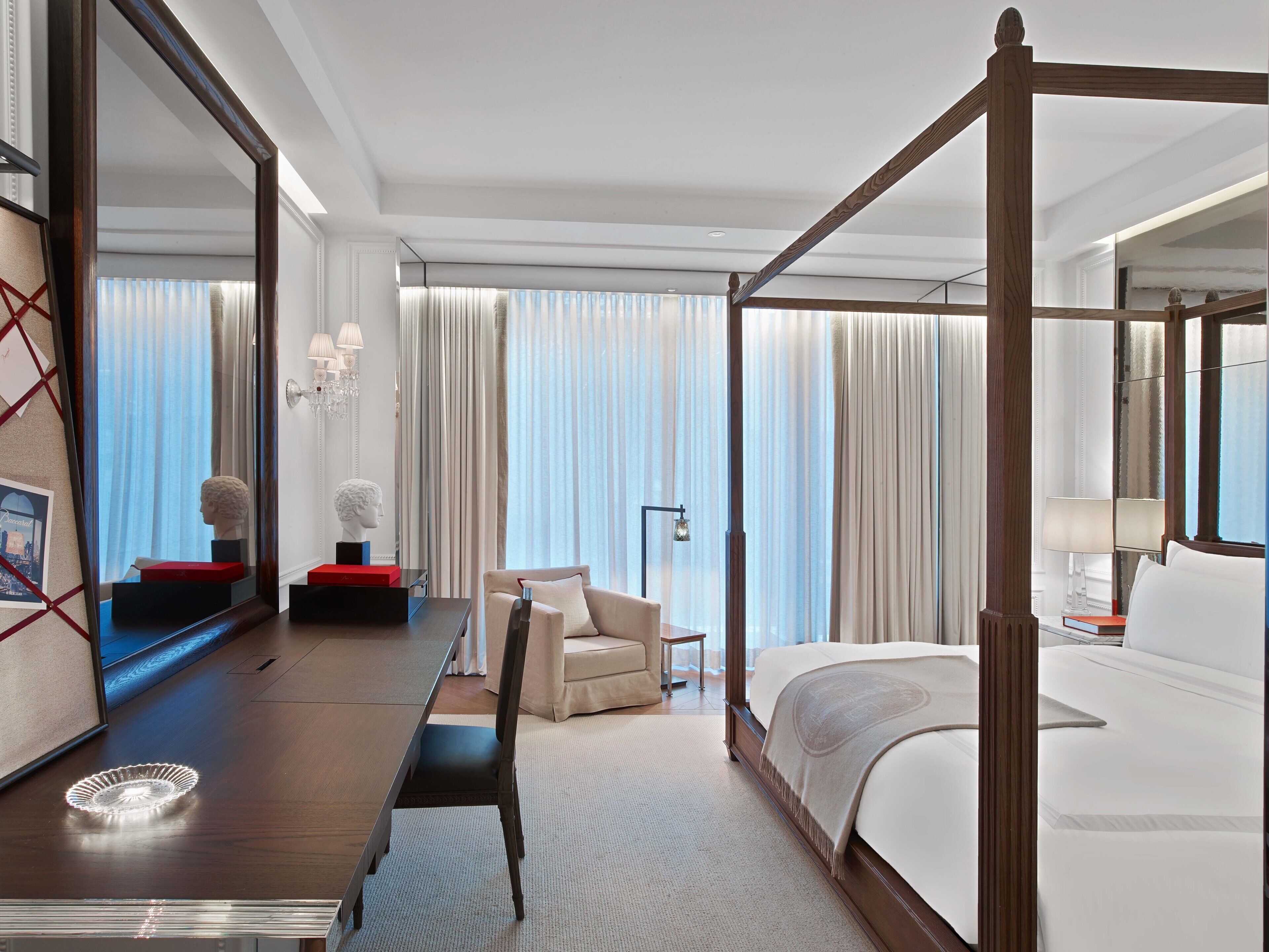 Premium bedding, minibar, in-room safe, desk