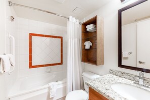 公寓客房, 1 間臥室 | 浴室 | 免費盥洗用品、吹風機、毛巾