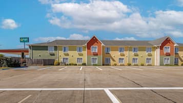Simple, functional rooms with easy parking and a convenient location.