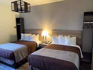 Standard Double Room | Premium bedding, pillow-top beds, blackout curtains, iron/ironing board