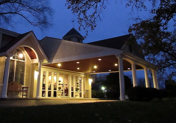 Front of property - evening/night